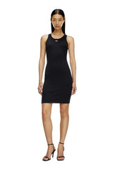 Short tank dress with D logo
