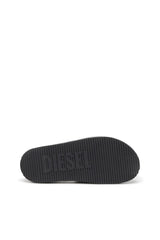 Sa-Slide D-Denim slides with embossed strap