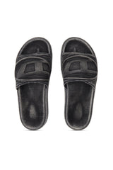 Sa-Slide D-Denim slides with embossed strap