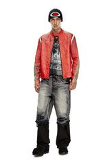 5-pocket pants with layered leg
