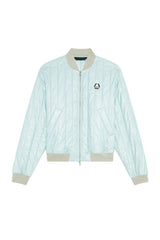 Bomber jacket with back print