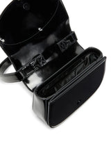 1DR-Iconic shoulder bag in mirrored leather
