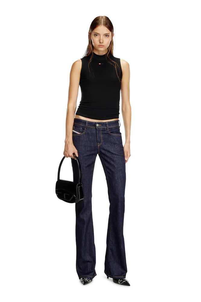 1DR-Iconic shoulder bag in mirrored leather