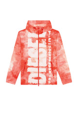 Watercolour-effect windbreaker with logo