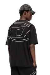T-shirt with maxi oval D embroidery