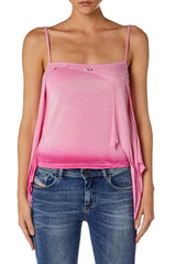 Fluid camisole with destroyed layers