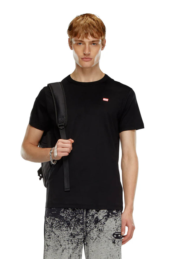 T-shirt in mercerised cotton