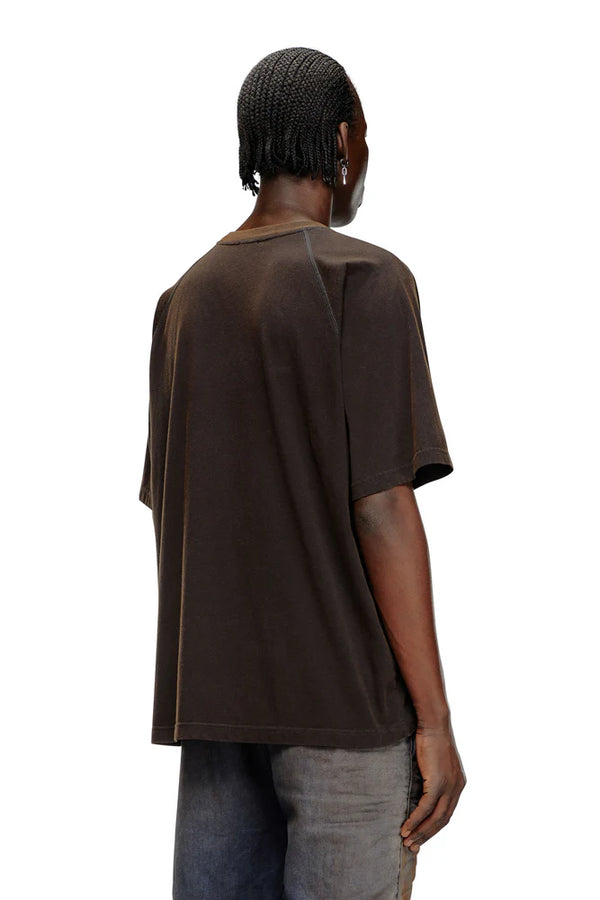 T-Shirt With Inside-Out Print