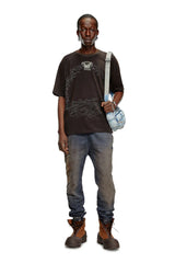 T-Shirt With Inside-Out Print