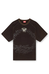 T-Shirt With Inside-Out Print