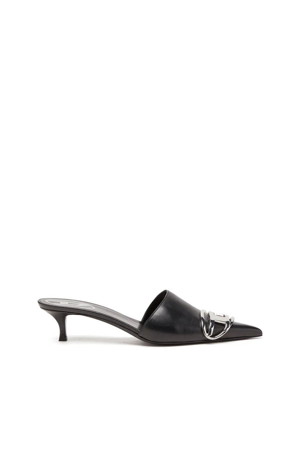 D-Venus-Kitten-Heel Mules In Nappa Leather