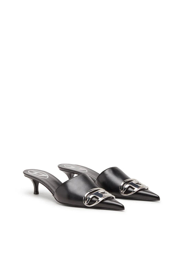 D-Venus-Kitten-Heel Mules In Nappa Leather