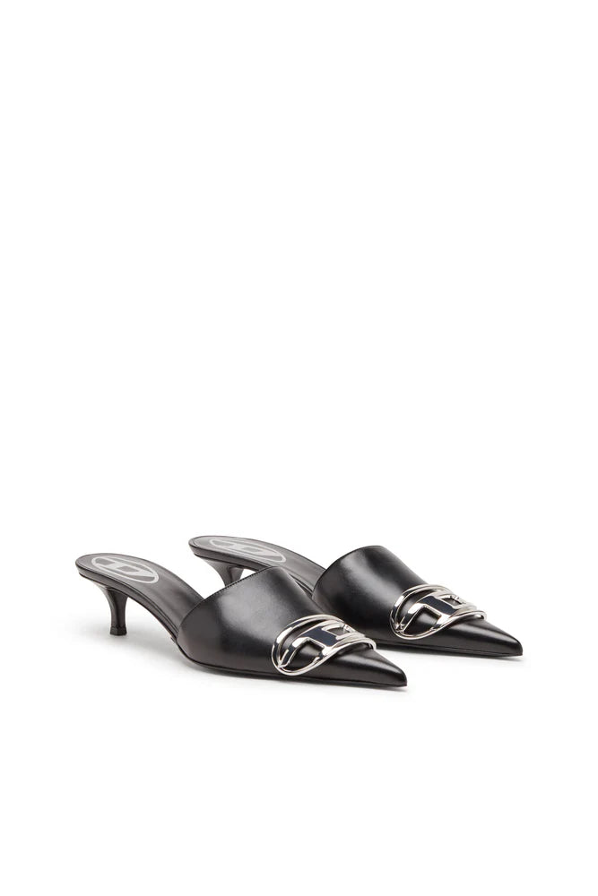 D-Venus-Kitten-Heel Mules In Nappa Leather