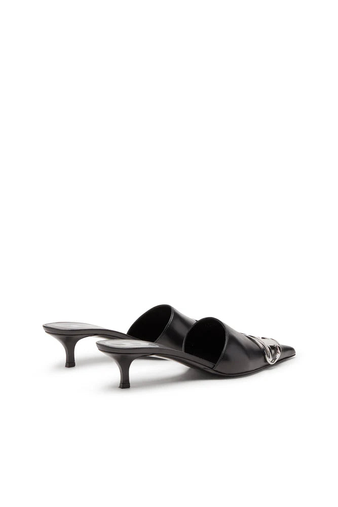 D-Venus-Kitten-Heel Mules In Nappa Leather