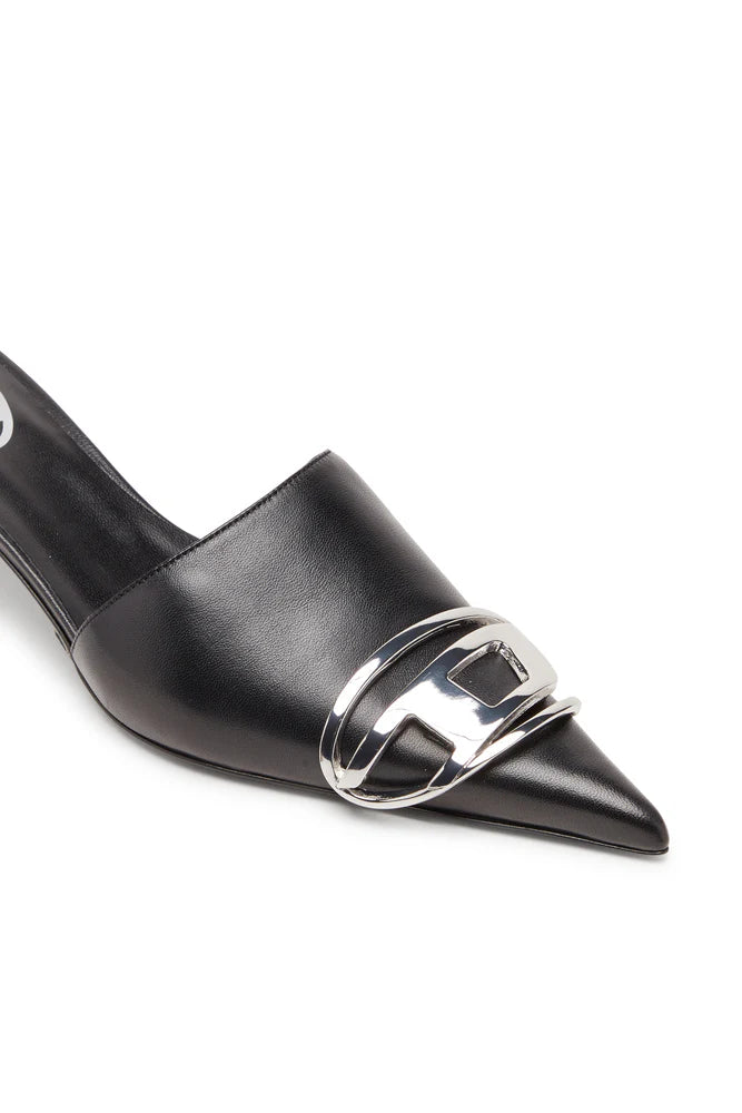 D-Venus-Kitten-Heel Mules In Nappa Leather