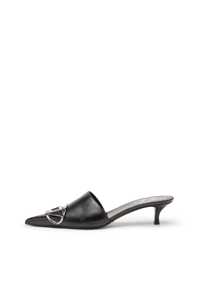 D-Venus-Kitten-Heel Mules In Nappa Leather