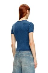 T-Shirt With Winged Diesel Foil Print