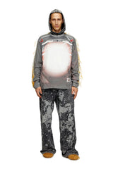 Long-Sleeve T-Shirt With  Fuzzy Trims