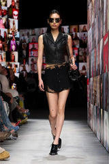 Skirt With Devoré Sweat Stains