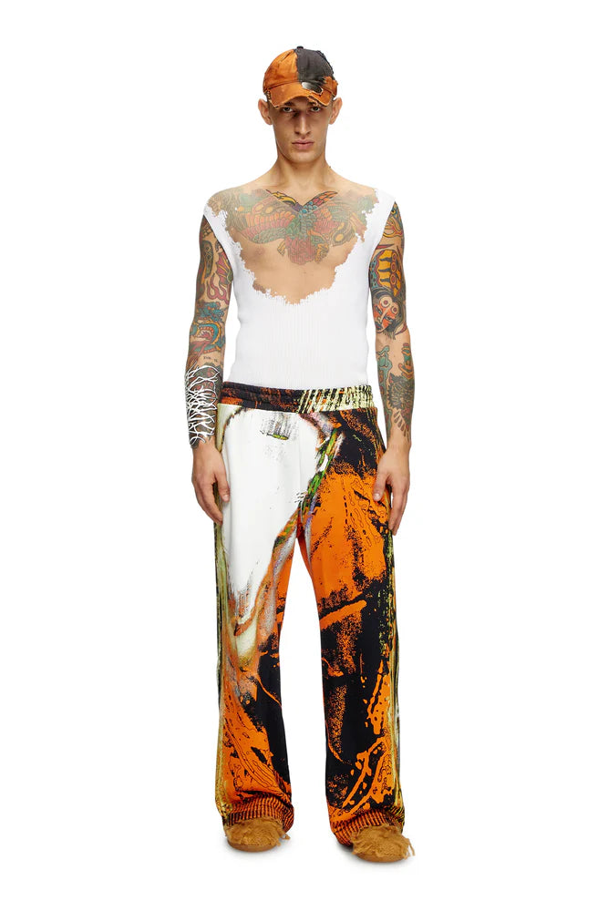 Track Pants With Pop Print