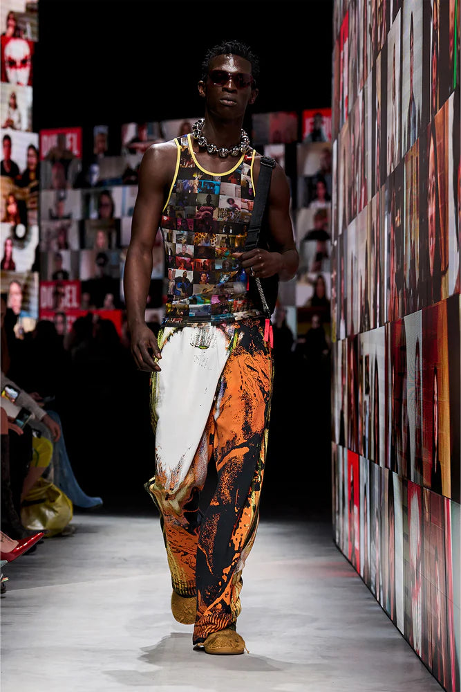 Track Pants With Pop Print