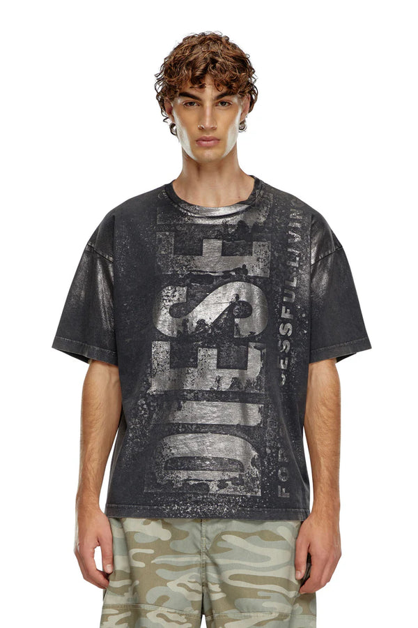 Logo T-Shirt With Metallic Effects