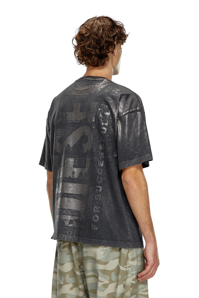 Logo T-Shirt With Metallic Effects