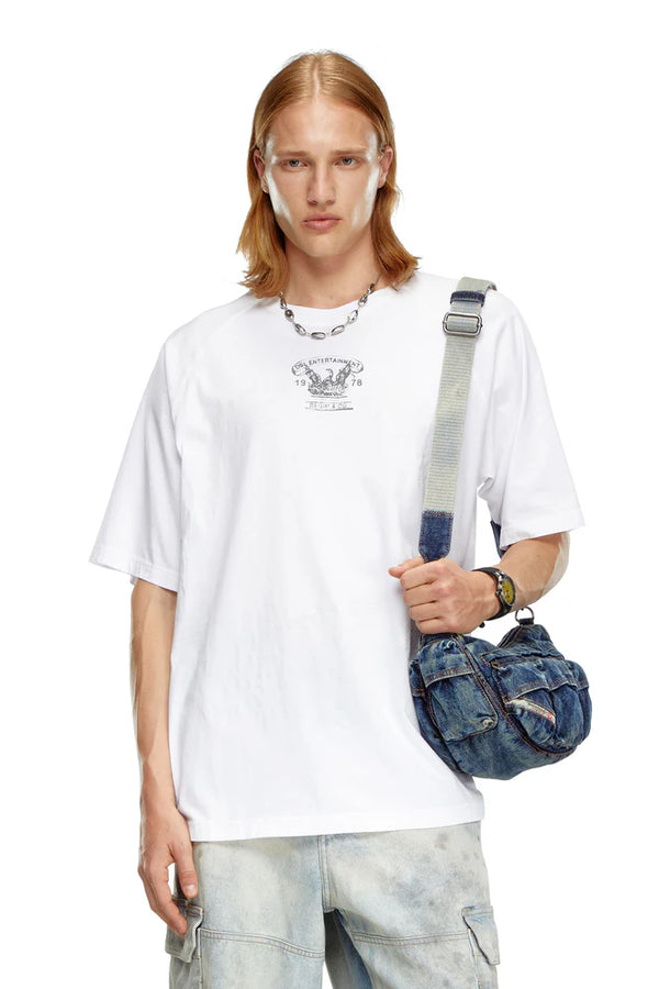 T-Shirt With Inside-Out Print