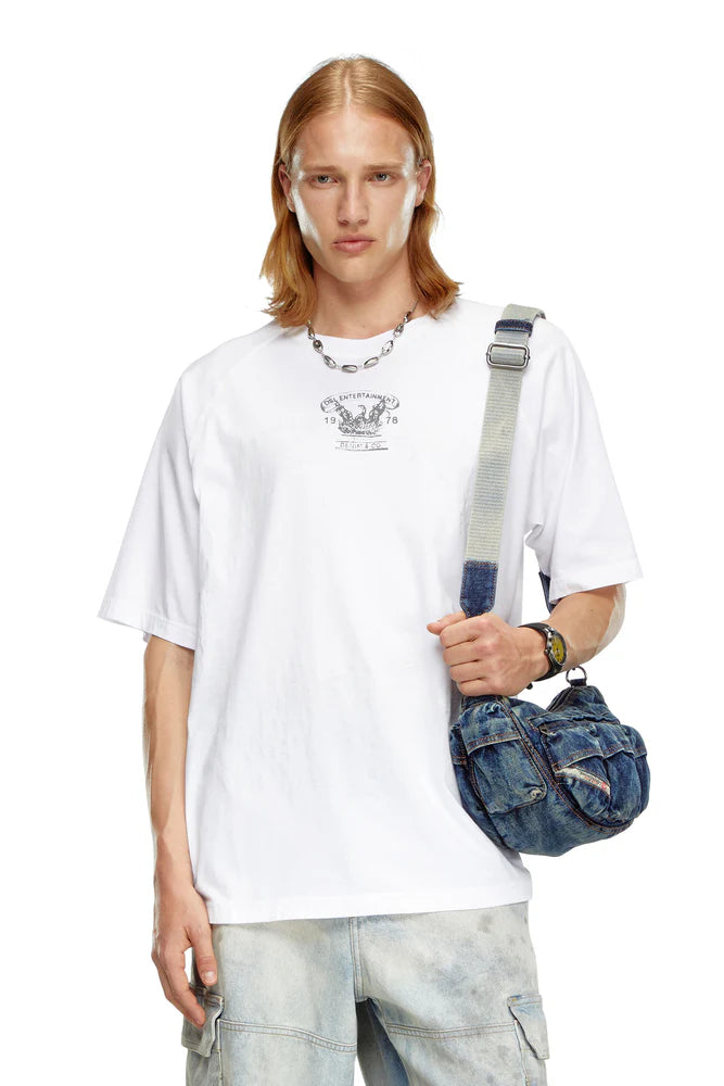 T-Shirt With Inside-Out Print