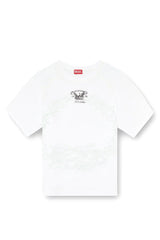 T-Shirt With Inside-Out Print