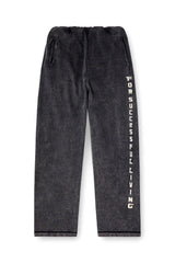 Track Pants With Denim Effect