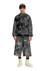 Burnout Hoodie With Camo Effect