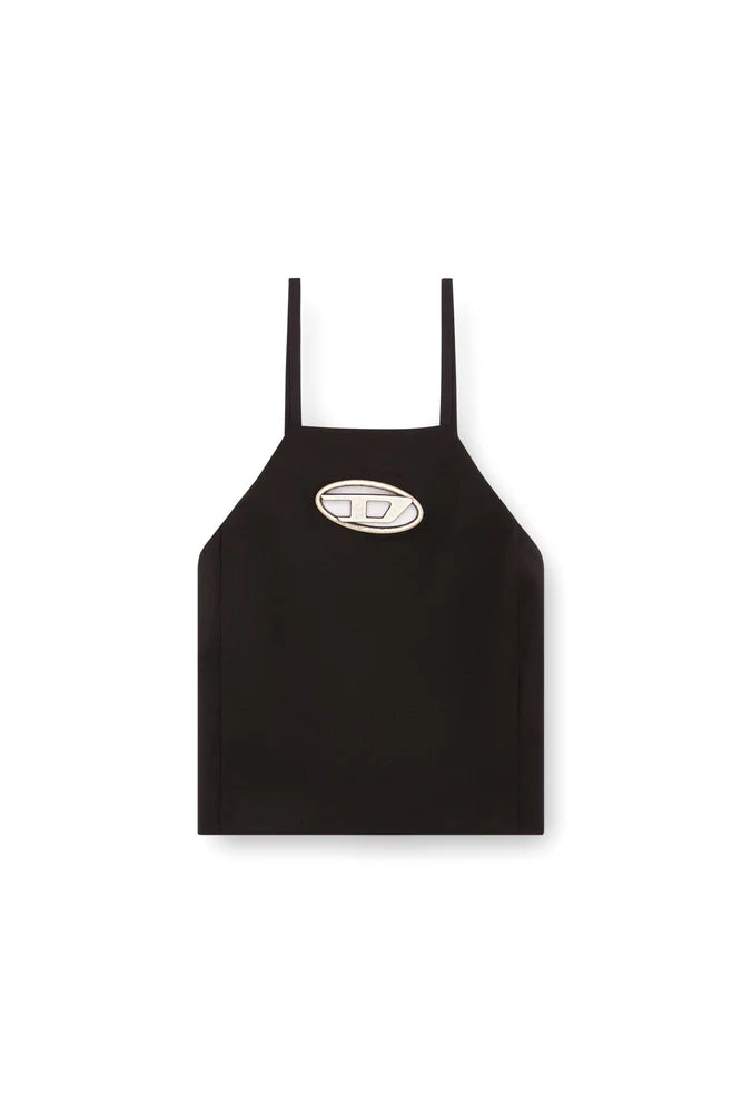 Twill top with metal Oval D plaque