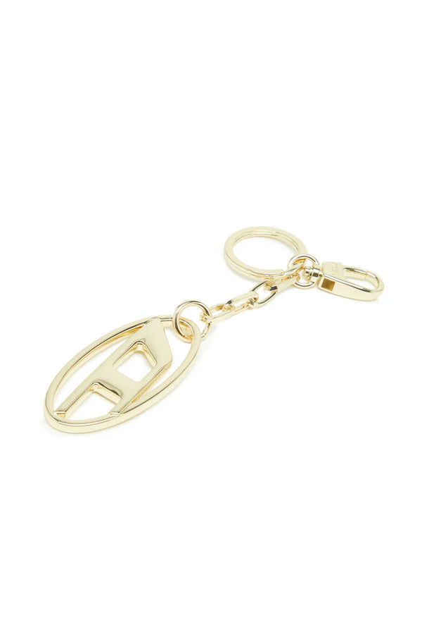 Metal keyring with logo plaque