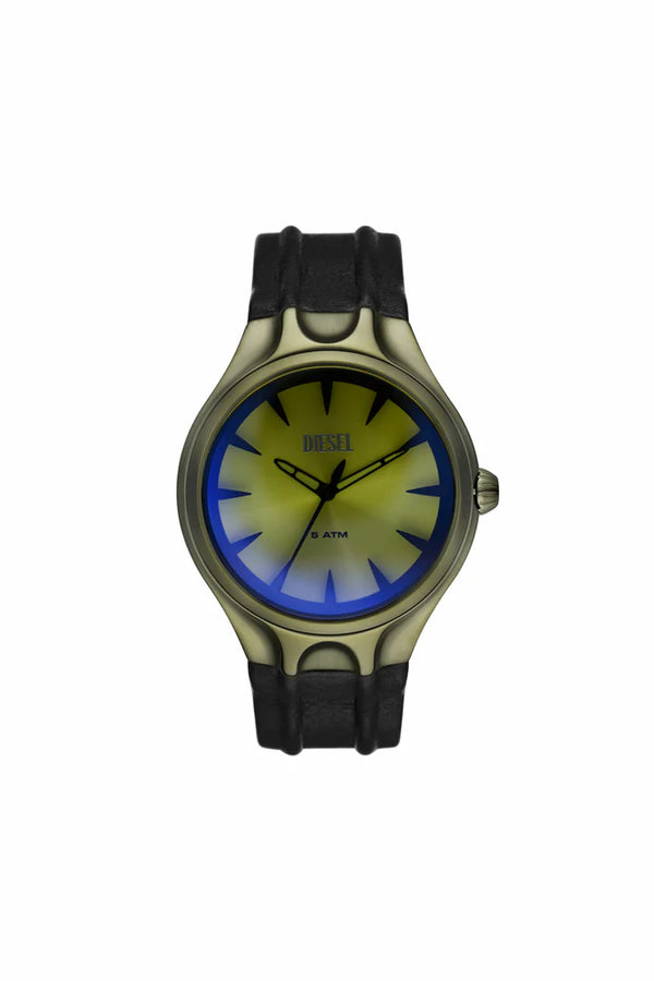 Streamline three-hand stainless steel watch