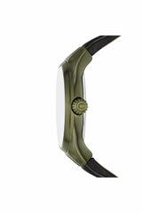Streamline three-hand stainless steel watch
