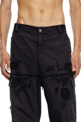 Cargo pants in cotton dobby