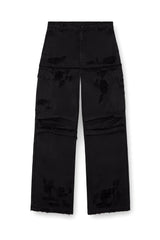 Cargo pants in cotton dobby