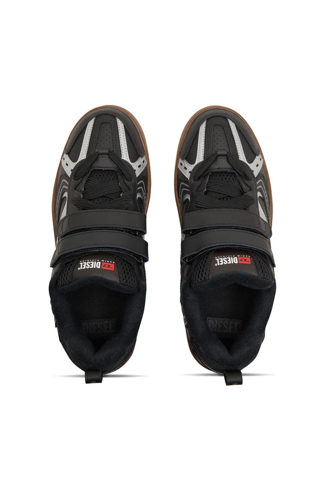 S-Ukiyo-Leather sneaker with straps