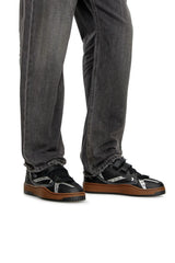 S-Ukiyo-Leather sneaker with straps