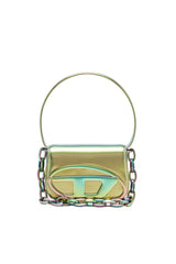 1DR-Iconic shoulder bag with iridescent effect