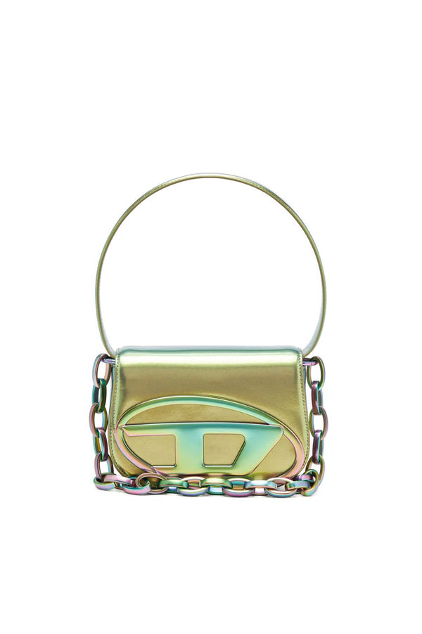 1DR-Iconic shoulder bag with iridescent effect