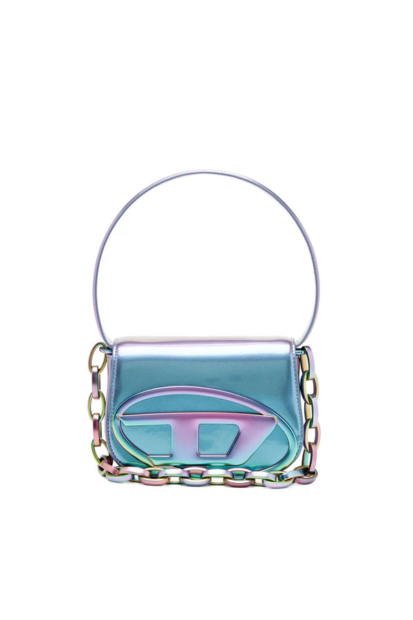 1DR-Iconic shoulder bag with iridescent effect