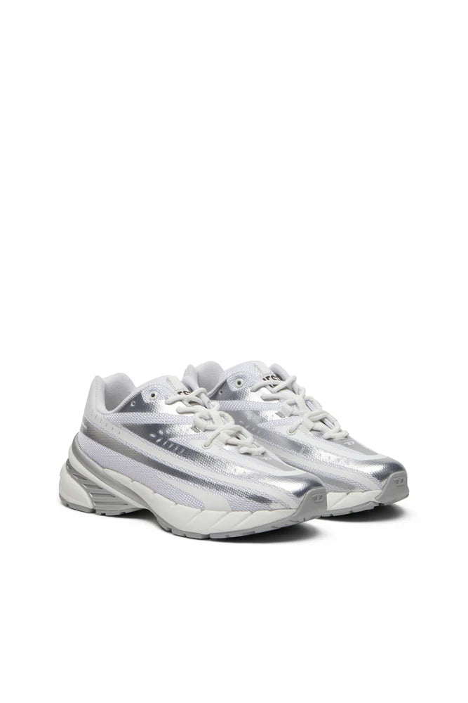 D-Airspeed-Sneakers in coated metallic mesh
