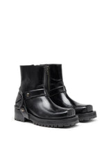 D-Texan-Harness boots in polished leather