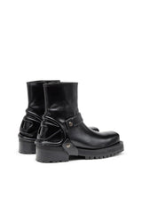 D-Texan-Harness boots in polished leather