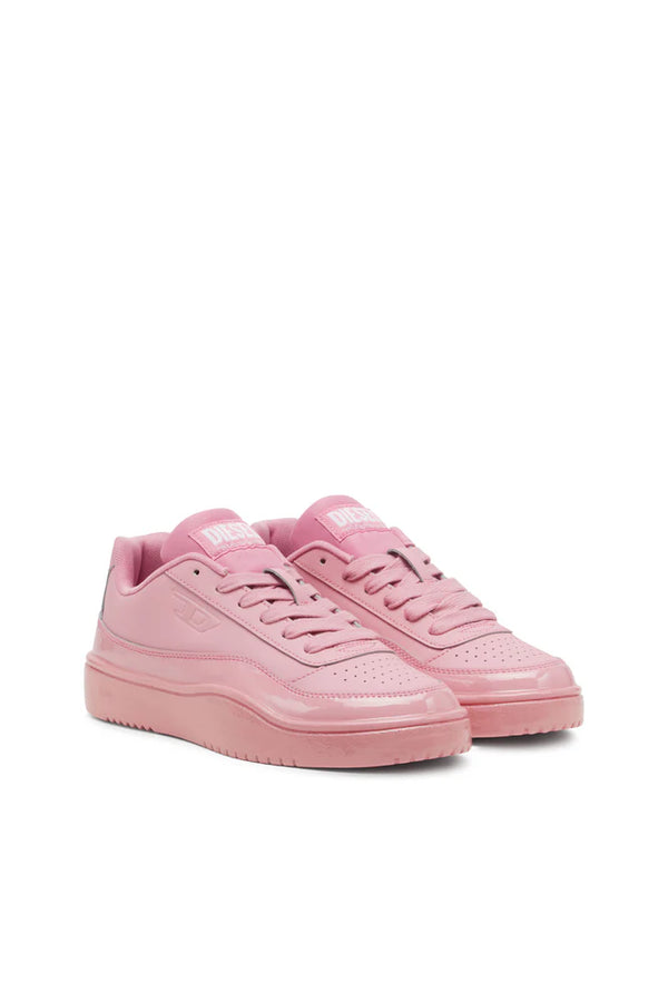S-Tracker-D-Silicone-dipped leather sneakers
