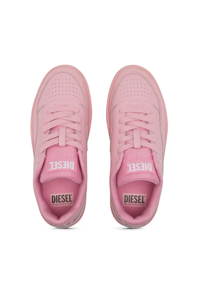 S-Tracker-D-Silicone-dipped leather sneakers