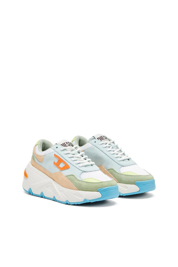 S-Savannah-Platform sneakers in suede and mesh
