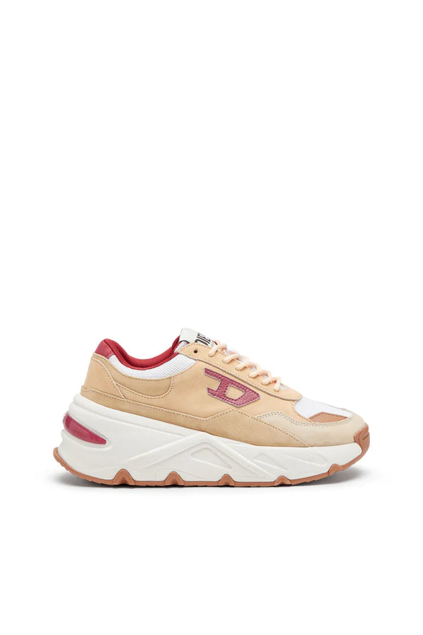 S-Savannah-Platform sneakers in suede and mesh